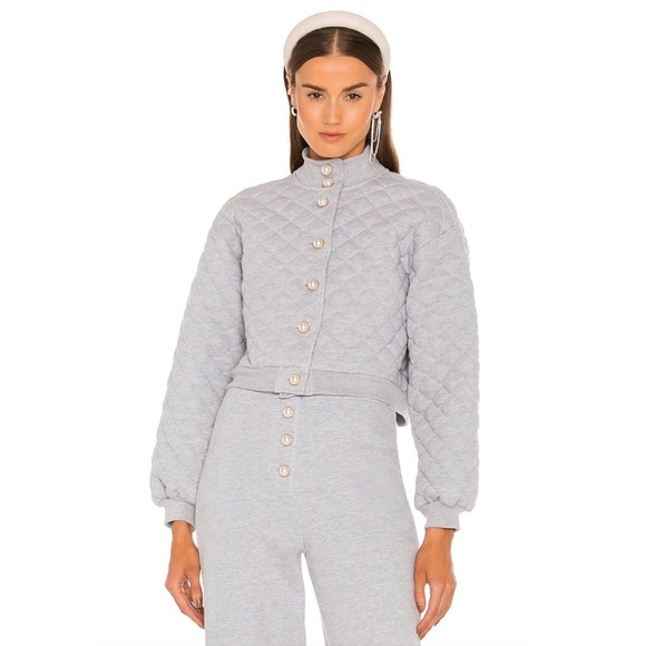 Quilted Cropped Jacket acket - Picture 1 of 8